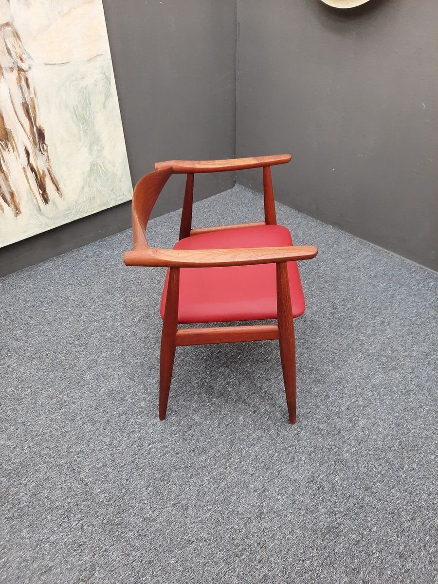 photo for sale Danish Ch 35 Teak Chair By Hans J Wegner For Carl Hansen & Son, 1950s, 1960s