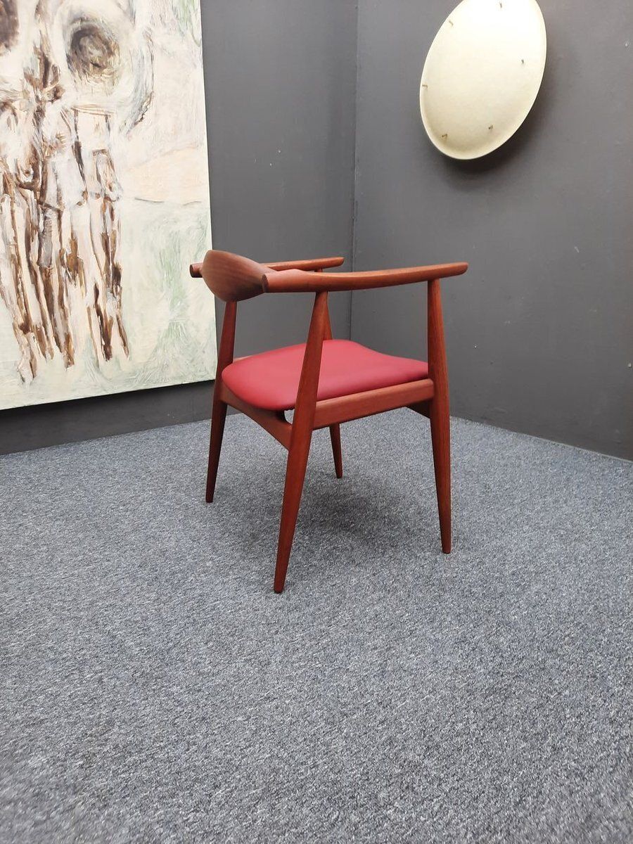 photo vinterior Danish Ch 35 Teak Chair By Hans J Wegner For Carl Hansen & Son, 1950s, 1960s
