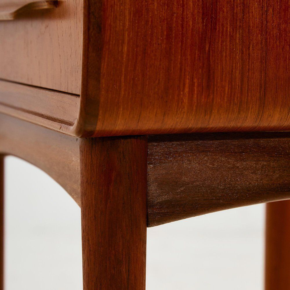 Teak Nightstand By Johannes Andersen For Cfc Silkeborg photo vintage