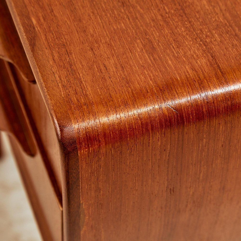 2045.0 Teak Nightstand By Johannes Andersen For Cfc Silkeborg photo