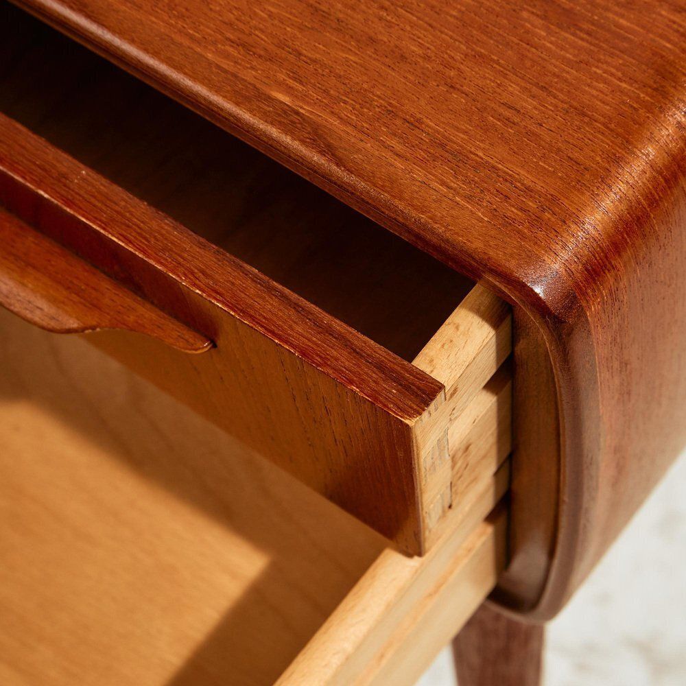 photo vinterior Teak Nightstand By Johannes Andersen For Cfc Silkeborg