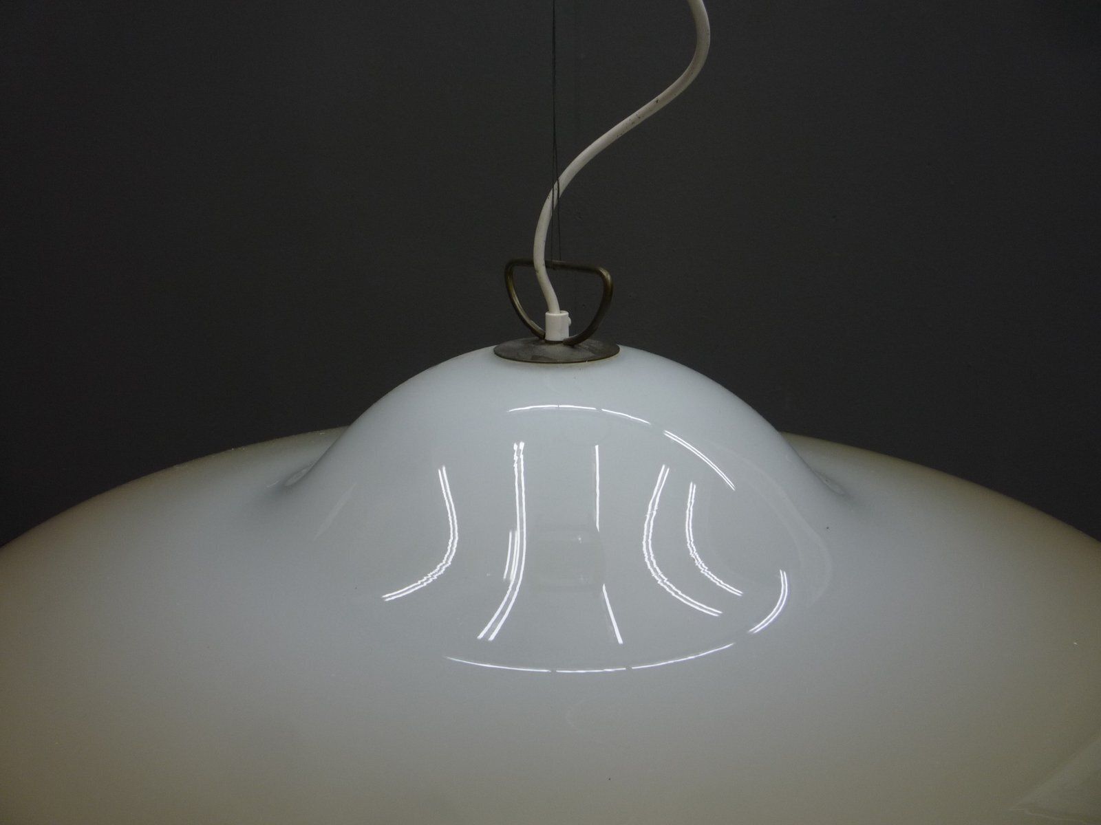 Large Space Age Murano Glass Pendant Lamp From Kalmar Franken Kg, 1960s photo vinterior