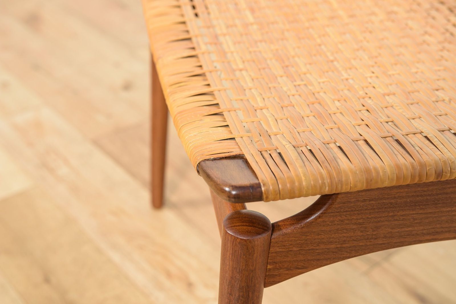Furniture Mid Century Modern Teak Stool By Sigfrid Omann For ølholm Furniture Factory, 1950s photo