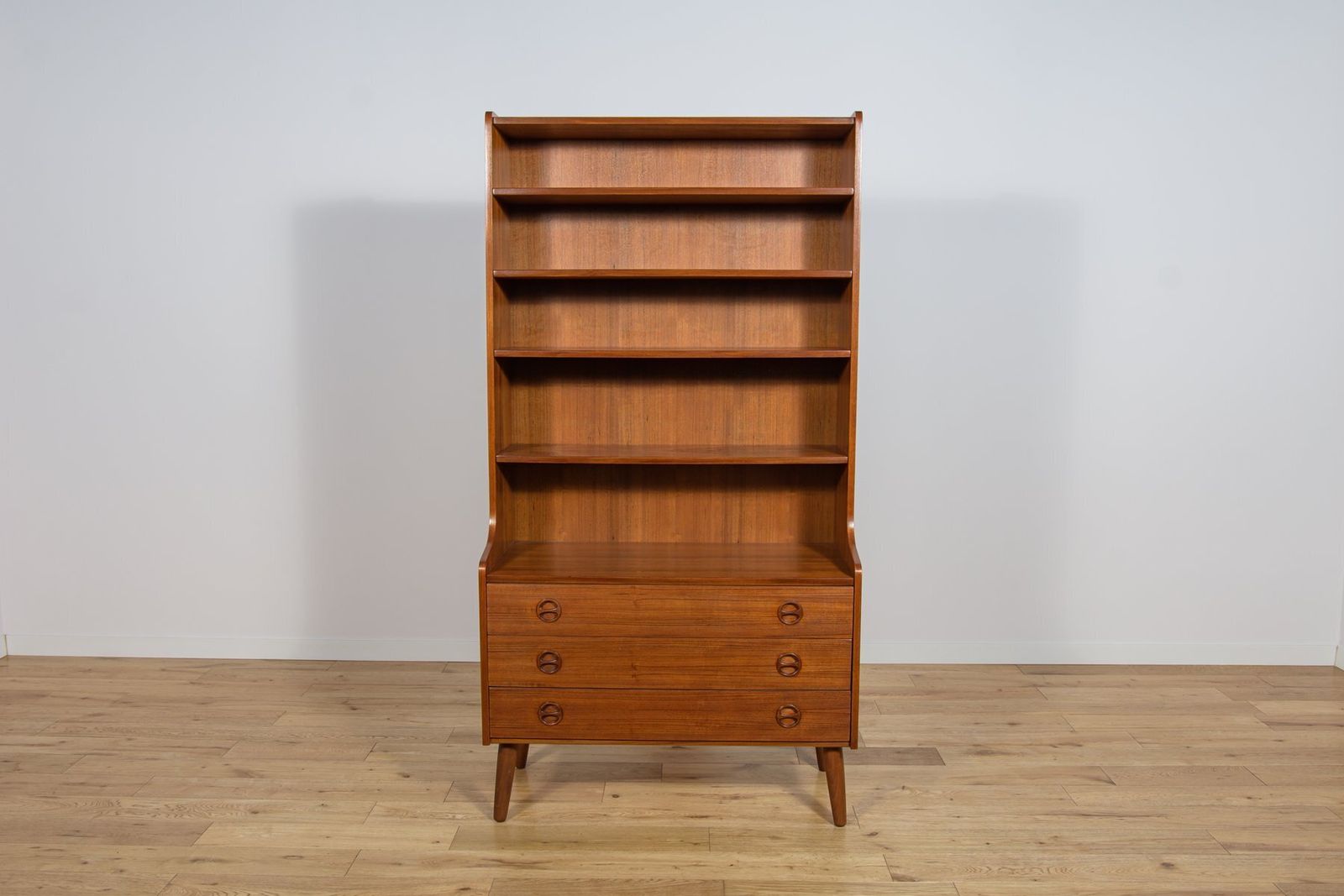 Mid Century Modern Danish Teak Shelf, 1960s photo Furniture