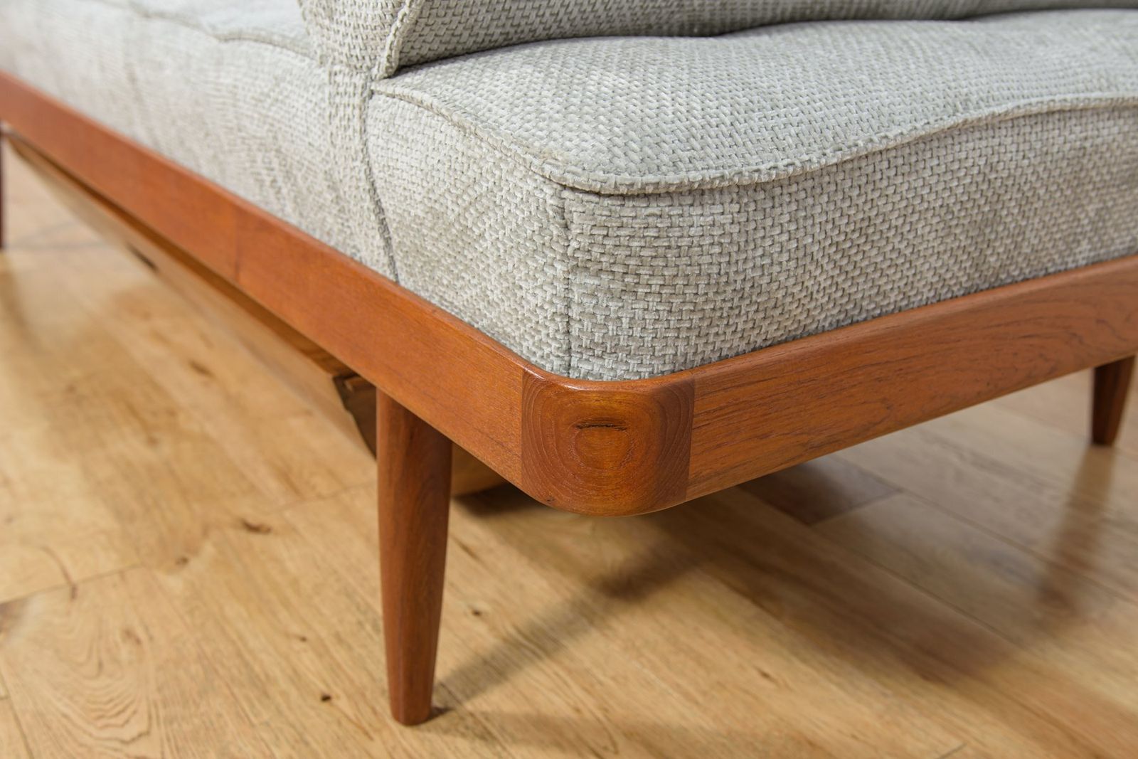 photo furniture Mid Century Teak Daybed From Horsens Møbelfabrik, Denmark, 1950s