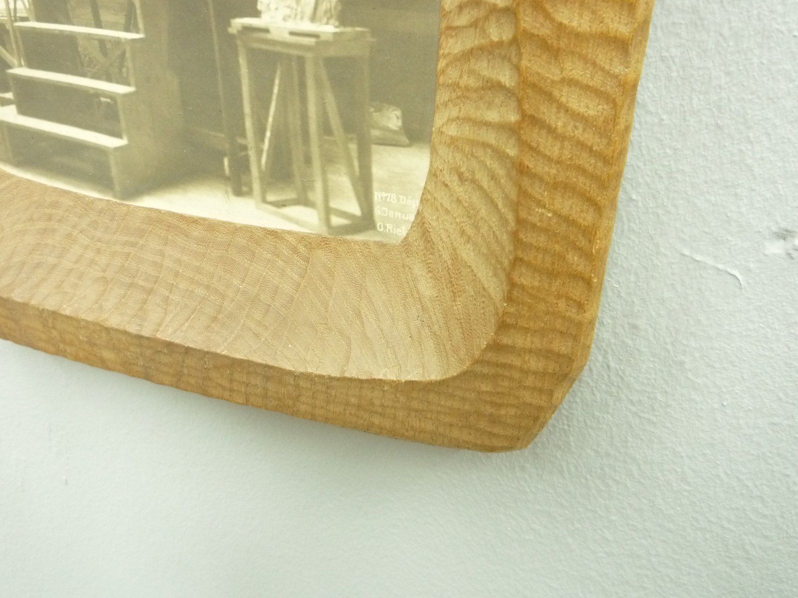 Anthroposophical Limewood Picture Frame By Fritz Schuy, 1920s photo 1431.0