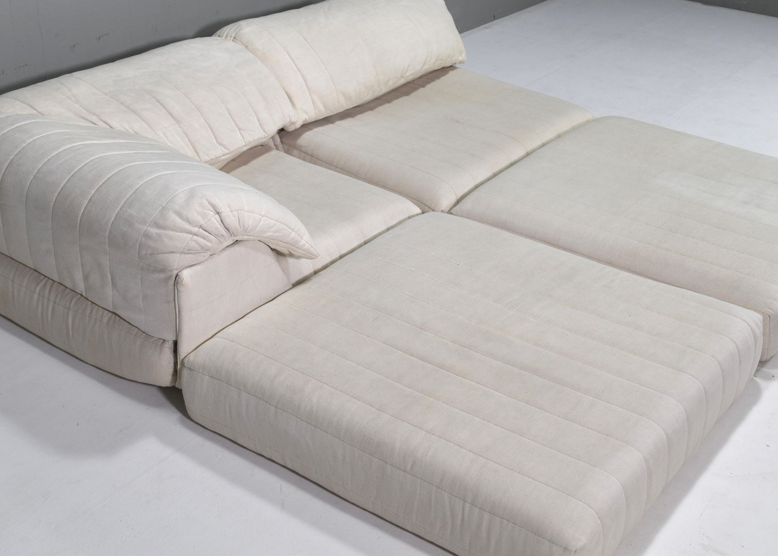 Rare Hans Hopfer 'Super Lounge' Sofa For Roche Bobois   France 1970s photo vintage