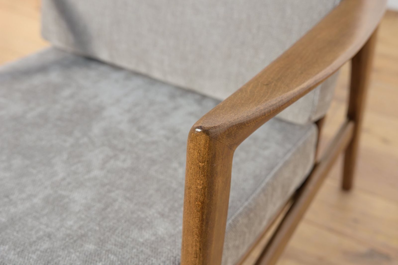 Mid Century Modern Model 300 139 Lounge Chair From Swarzędz Factory, Poland, 1960s photo vintage