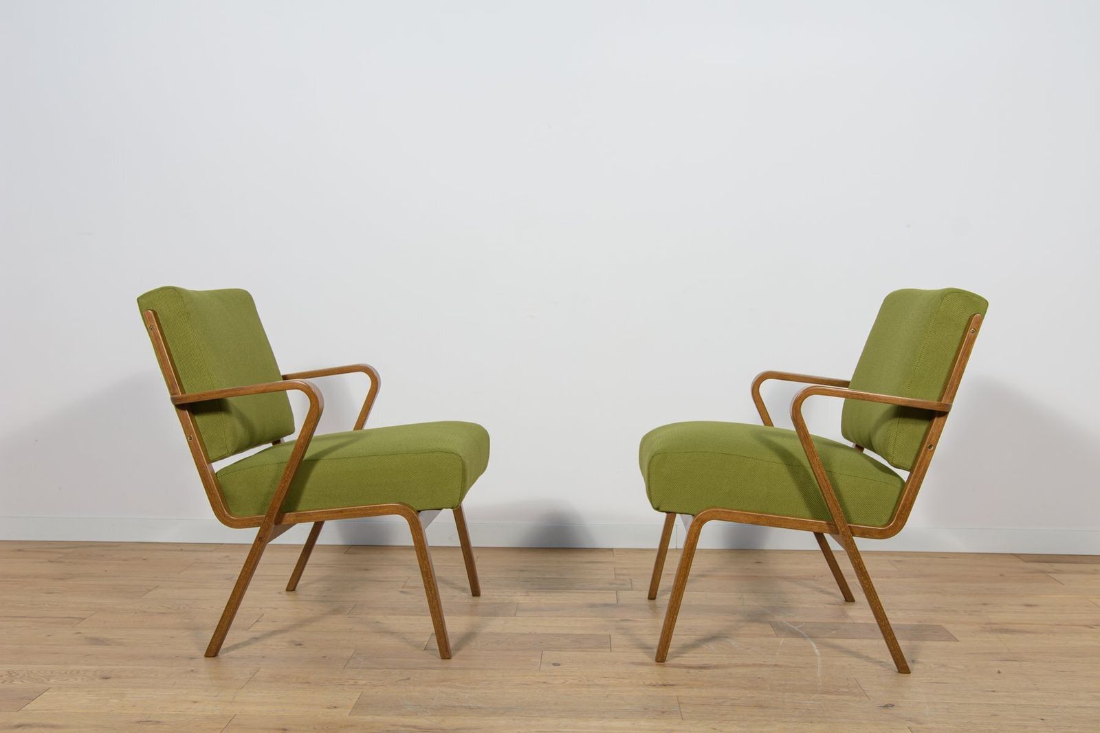 Armchairs By Selman Selmanagic For Veb Deutsche Werkstätten Hellerau, Germany, 1950s, Set Of 2 photo 1626.0