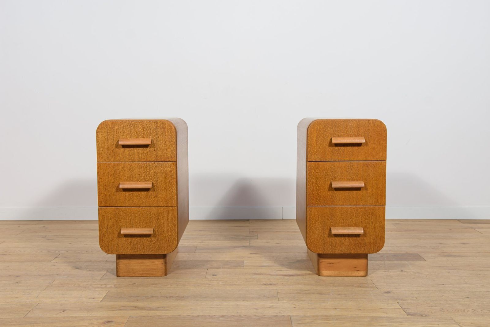 Art Deco Nightstands, Czechoslovakia, 1950s, Set Of 2 photo furniture