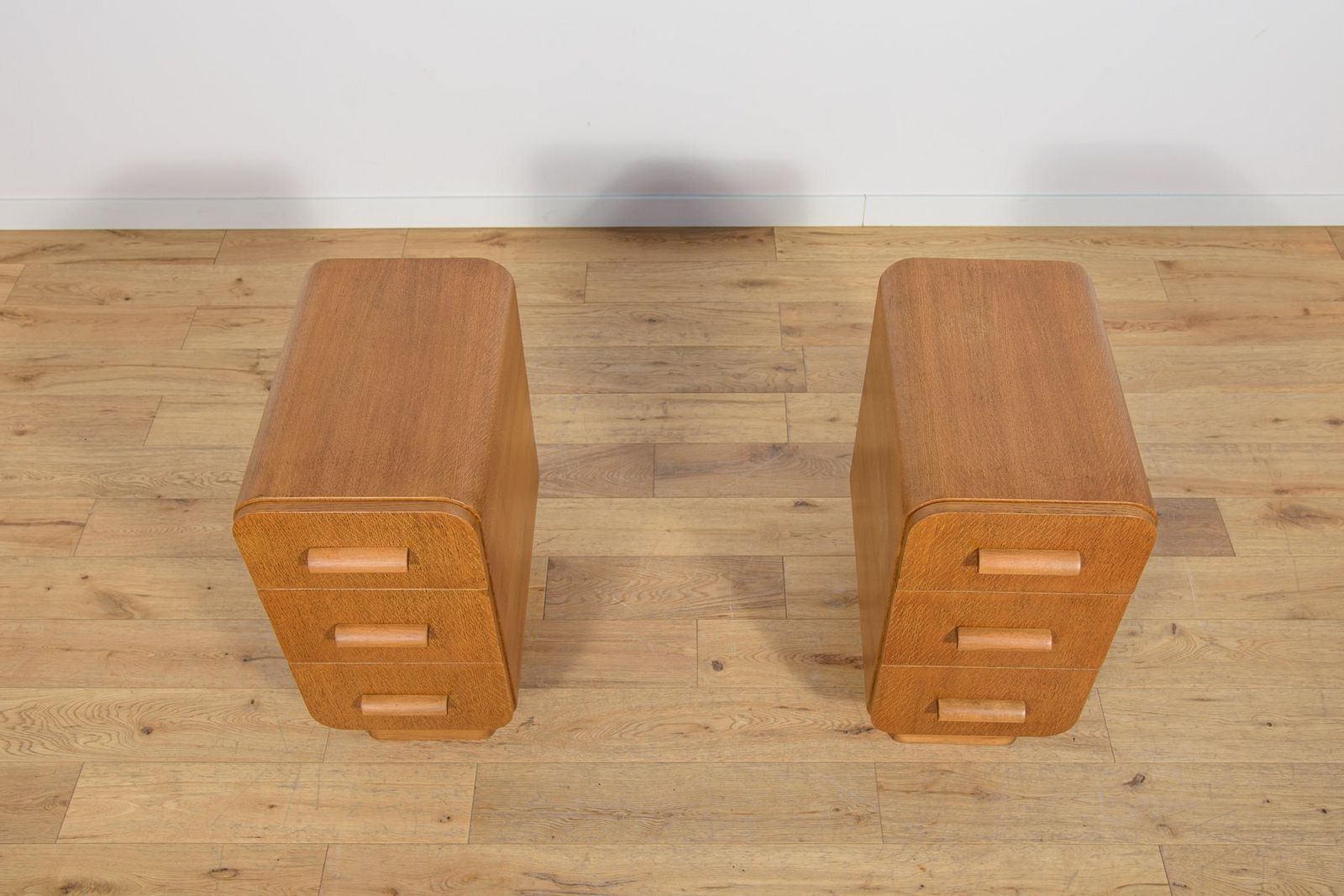 Art Deco Nightstands, Czechoslovakia, 1950s, Set Of 2 photo Furniture