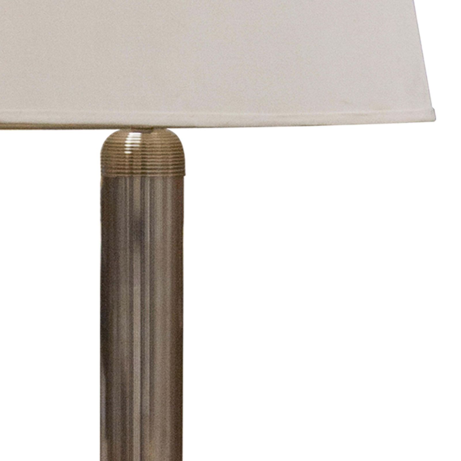 Mid Century Modern Chromed Floor Lamp With White Shade, Italy, 1970 photo furniture