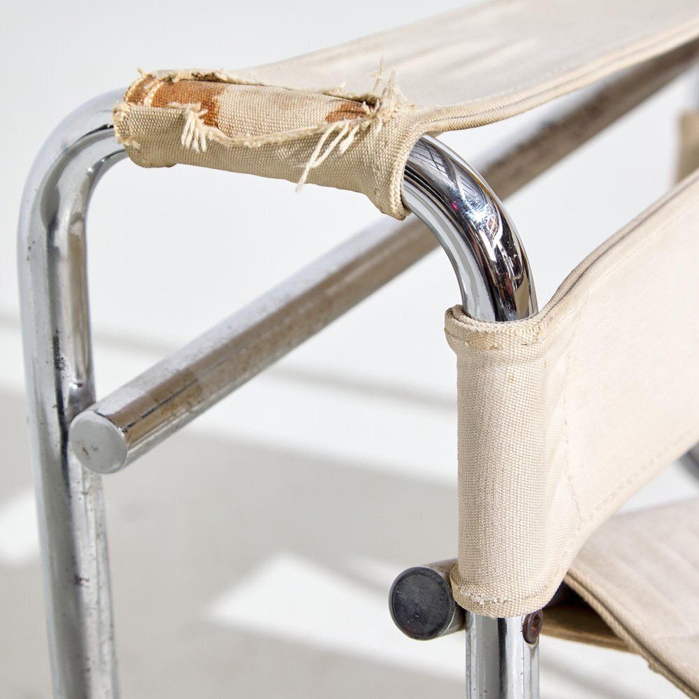 Set Of Model B3 Wassily Chairs Attributed To Marcel Breuer For Gavina, 1960s photo 6862.0