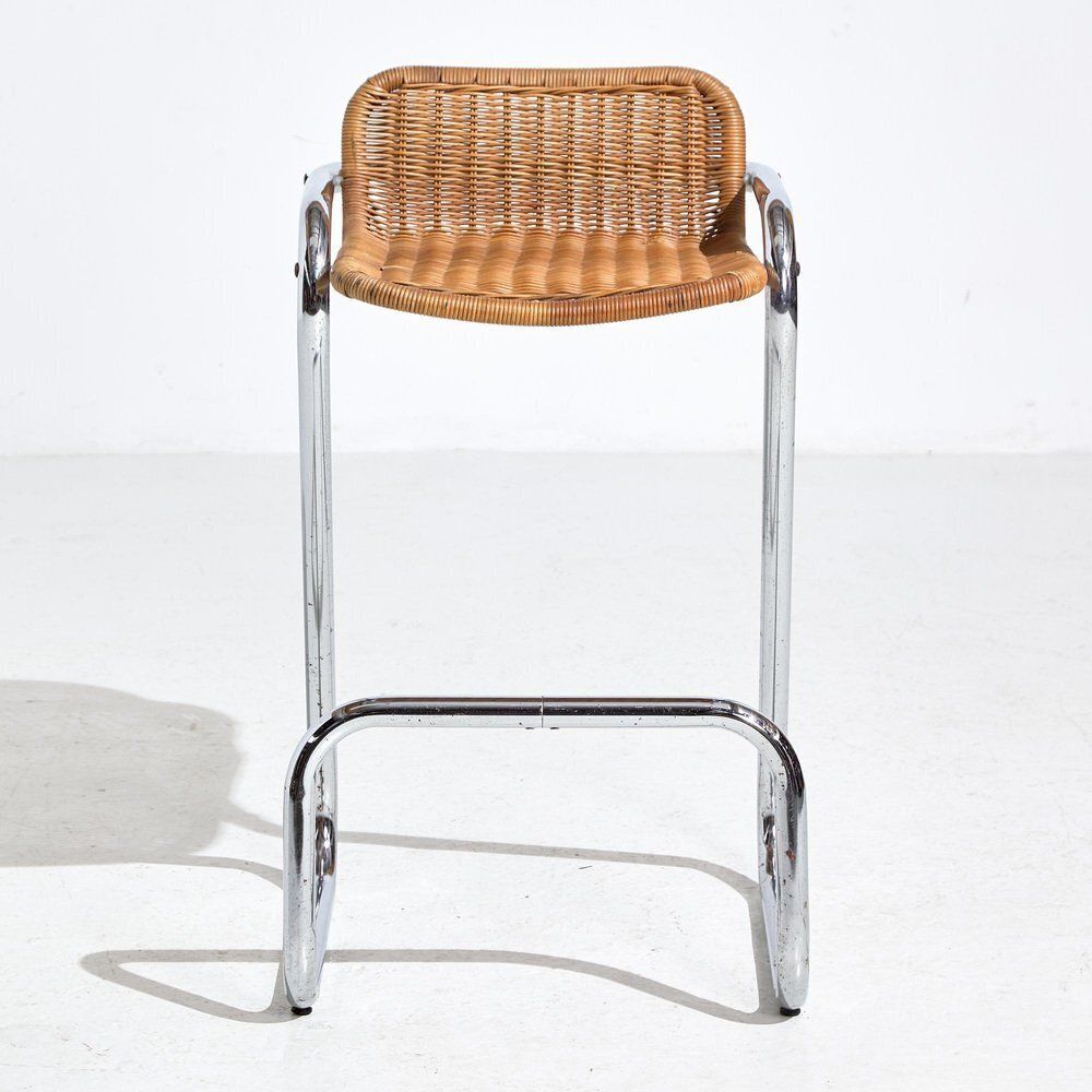 Tubular Bar Stool, 1970s photo furniture