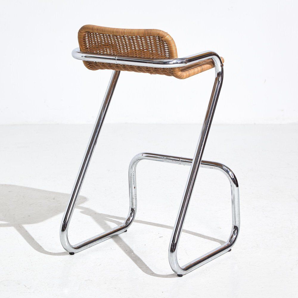 Tubular Bar Stool, 1970s photo for sale