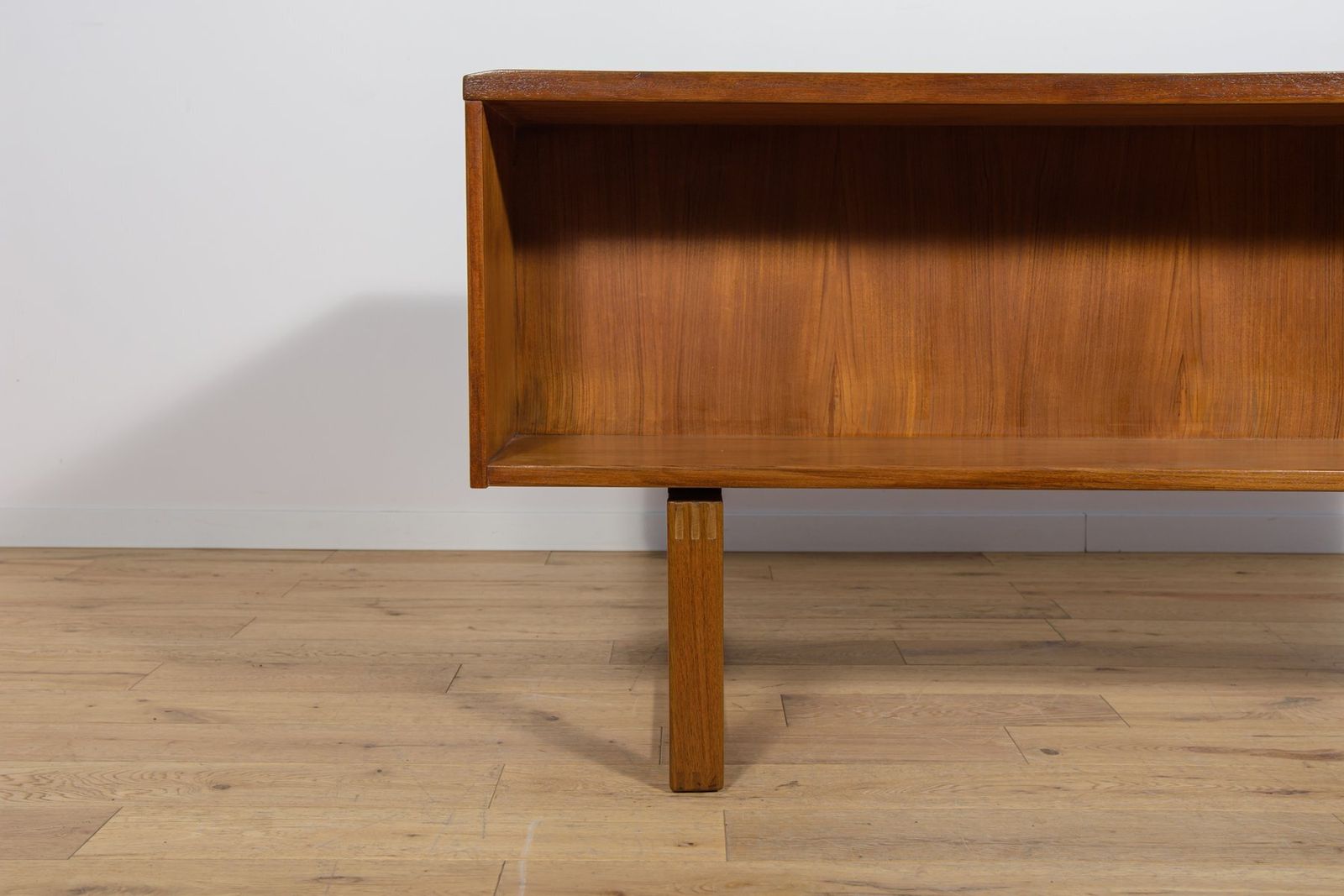 photo for sale Mid Century Teak Freestanding Desk By Torben Valeur & Henning Jensen For Dyrlund, Denmark, 1960s