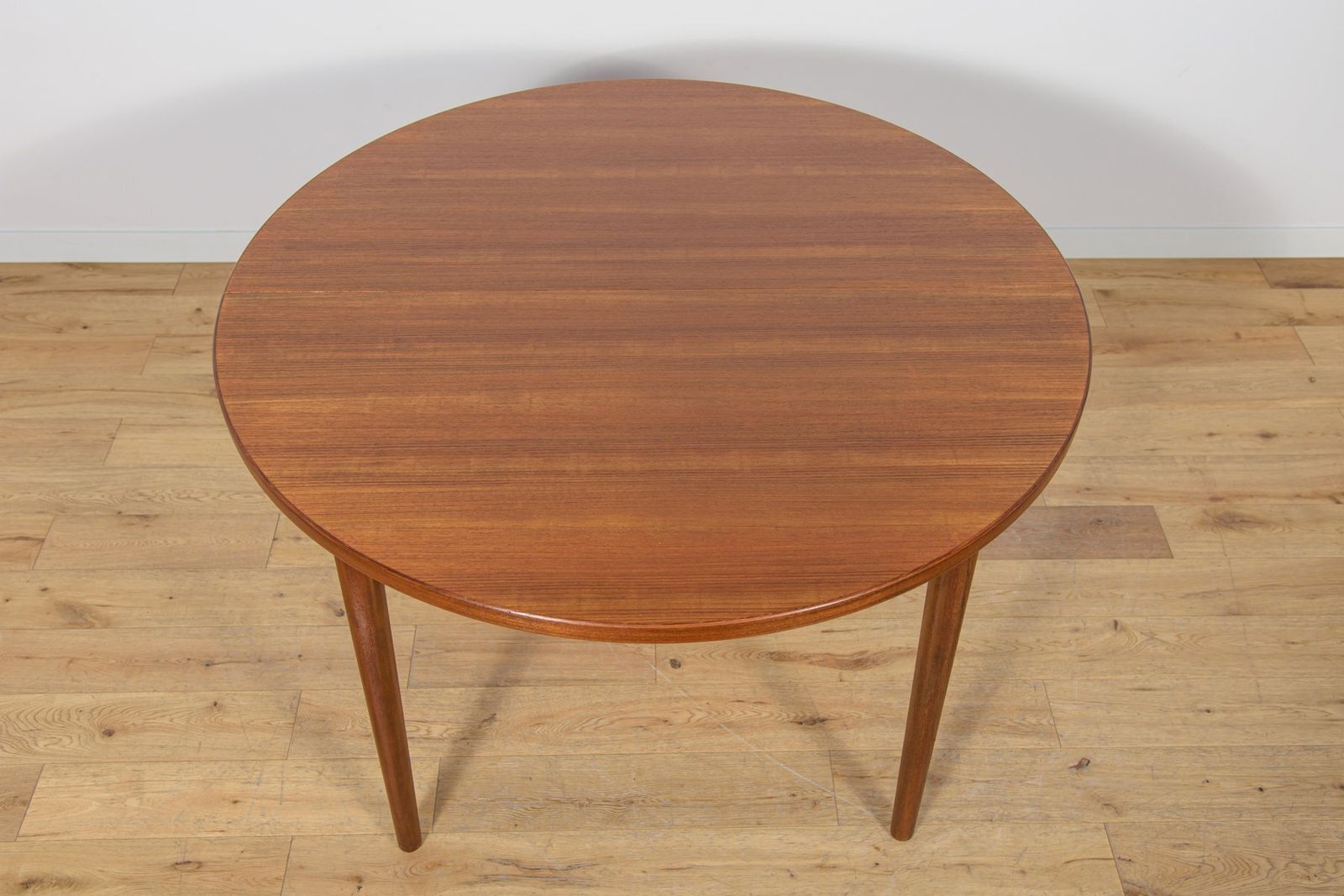 Mid Century Round Teak Dining Table By Nils Jonsson For Hugo Troeds, Sweden, 1960s photo 2889.0