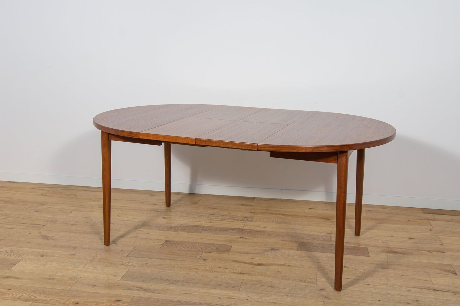 photo buy Mid Century Round Teak Dining Table By Nils Jonsson For Hugo Troeds, Sweden, 1960s