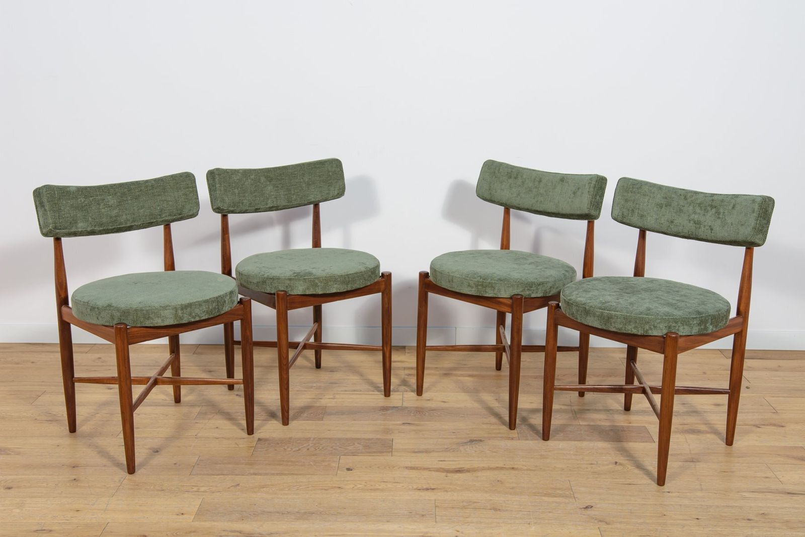 Mid Century Teak Dining Chairs By Ib Kofod Larsen For G Plan, 1960s, Set Of 4 photo furniture