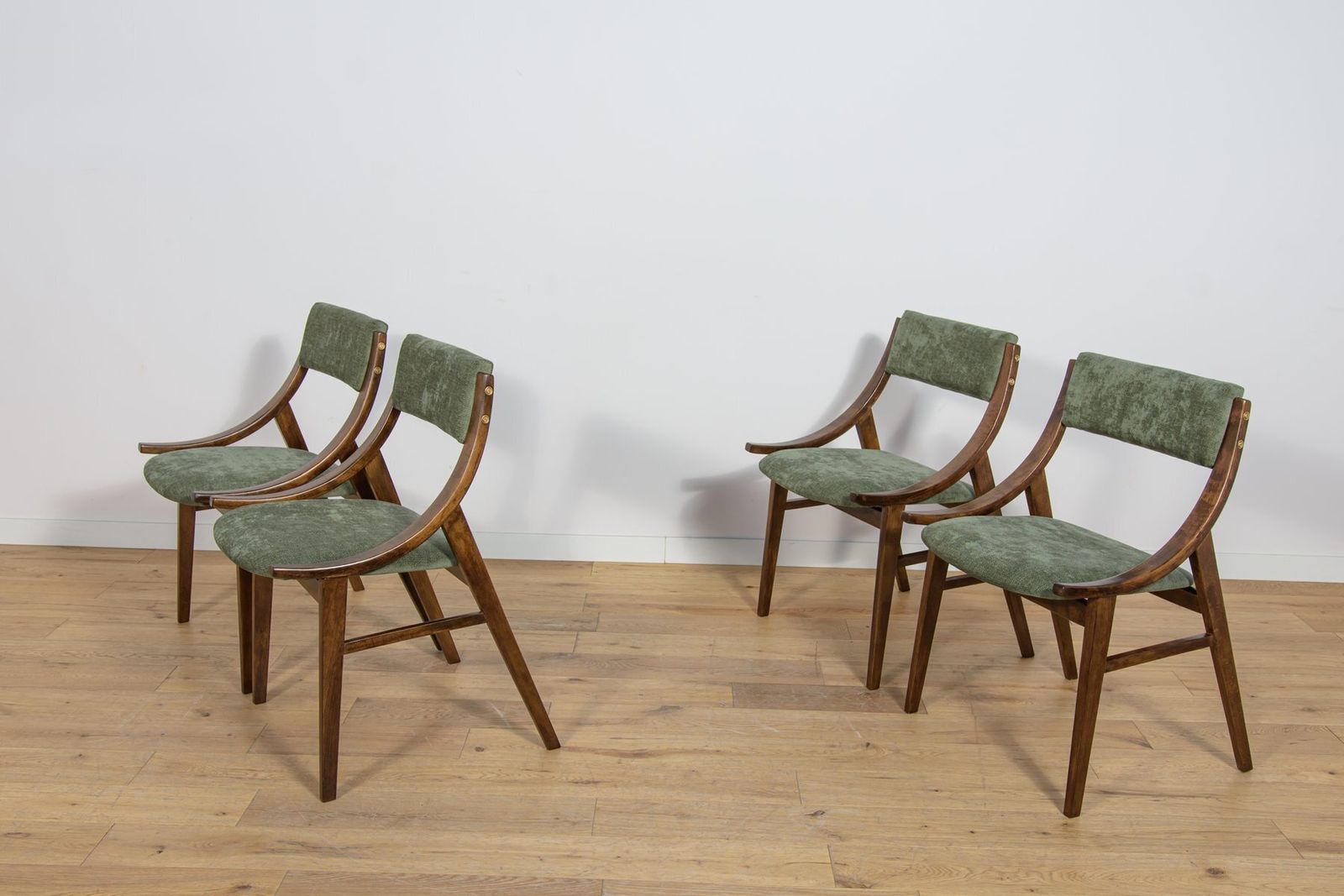 Ski Jumper Chairs By Juliusz Kędziorek For Zamojska, Poland, 1970s, Set Of 4 photo for sale