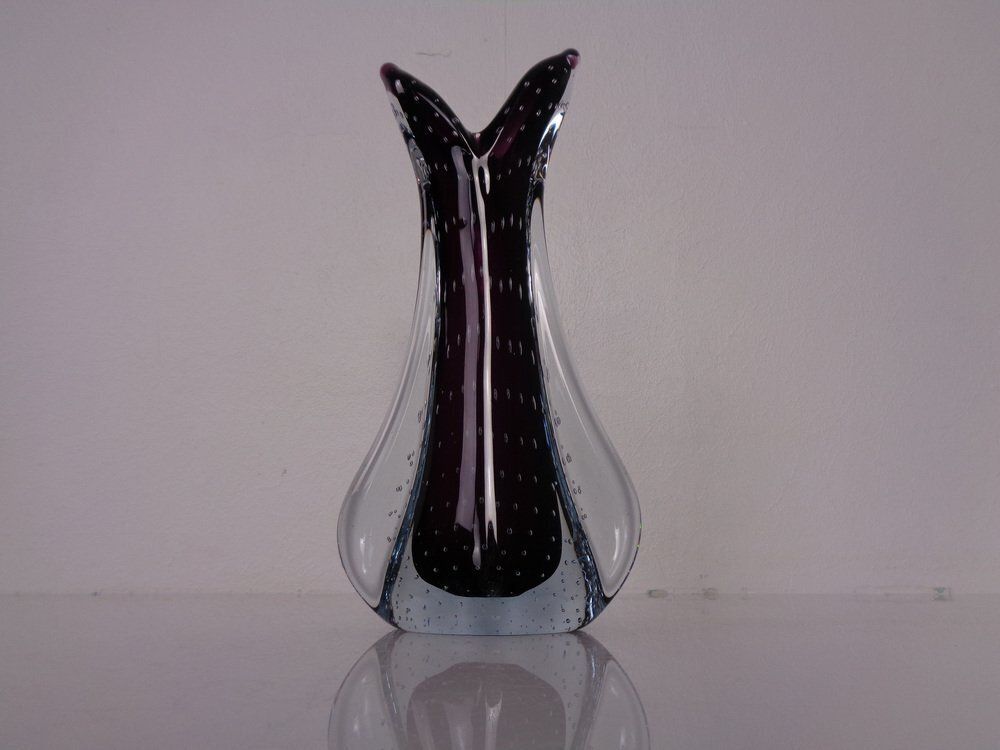 Murano Glass Vase From Fratelli Toso, Italy, 1960s photo buy