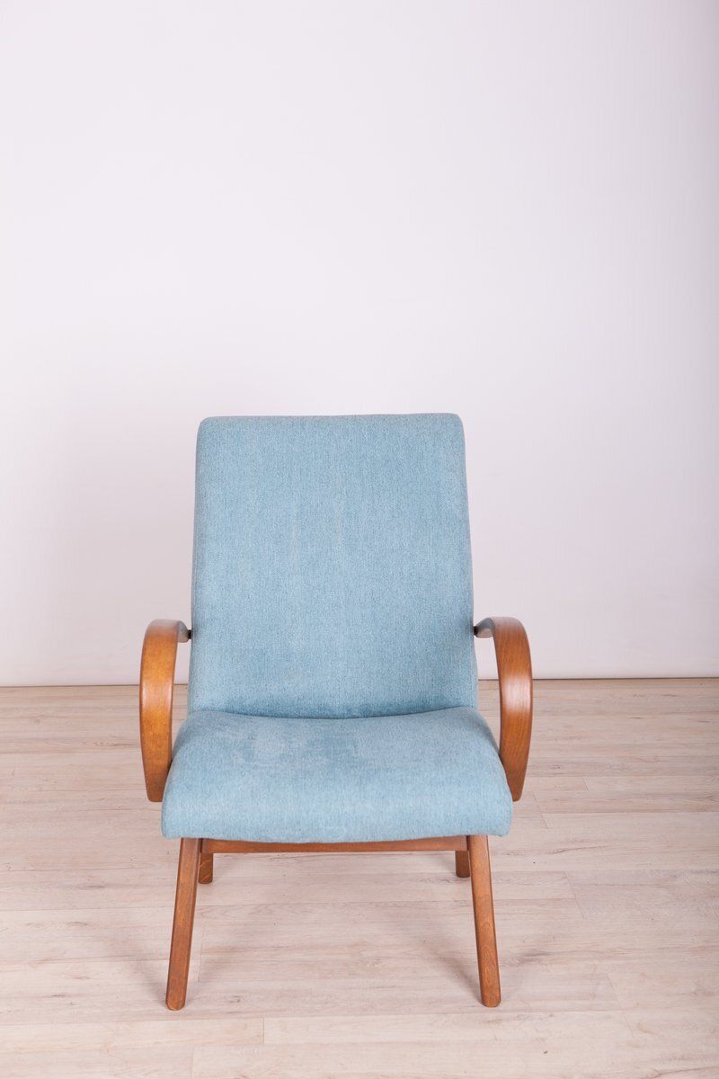 Vintage Model 53 Lounge Chair By Jaroslav Smidek For Ton, 1960s photo furniture