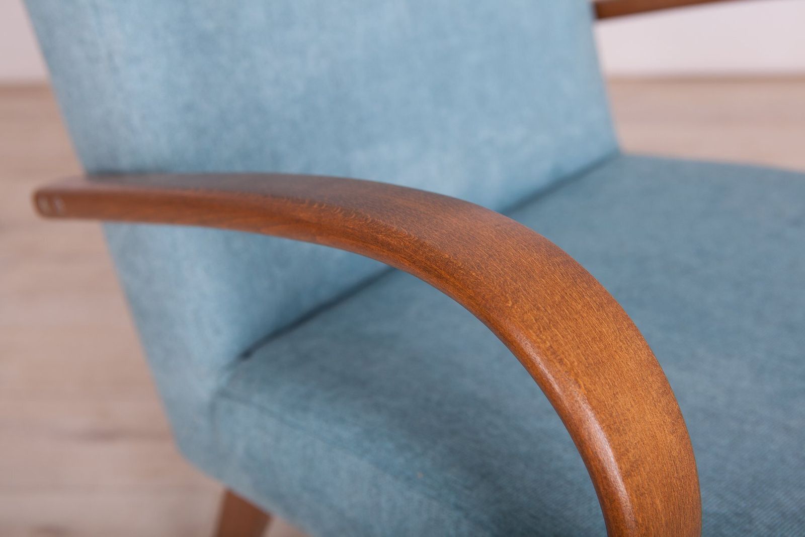 Furniture Vintage Model 53 Lounge Chair By Jaroslav Smidek For Ton, 1960s photo