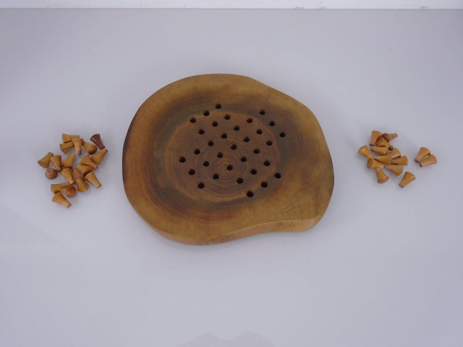Handcrafted Wooden Solitaire Game, Germany, 1970s photo furniture