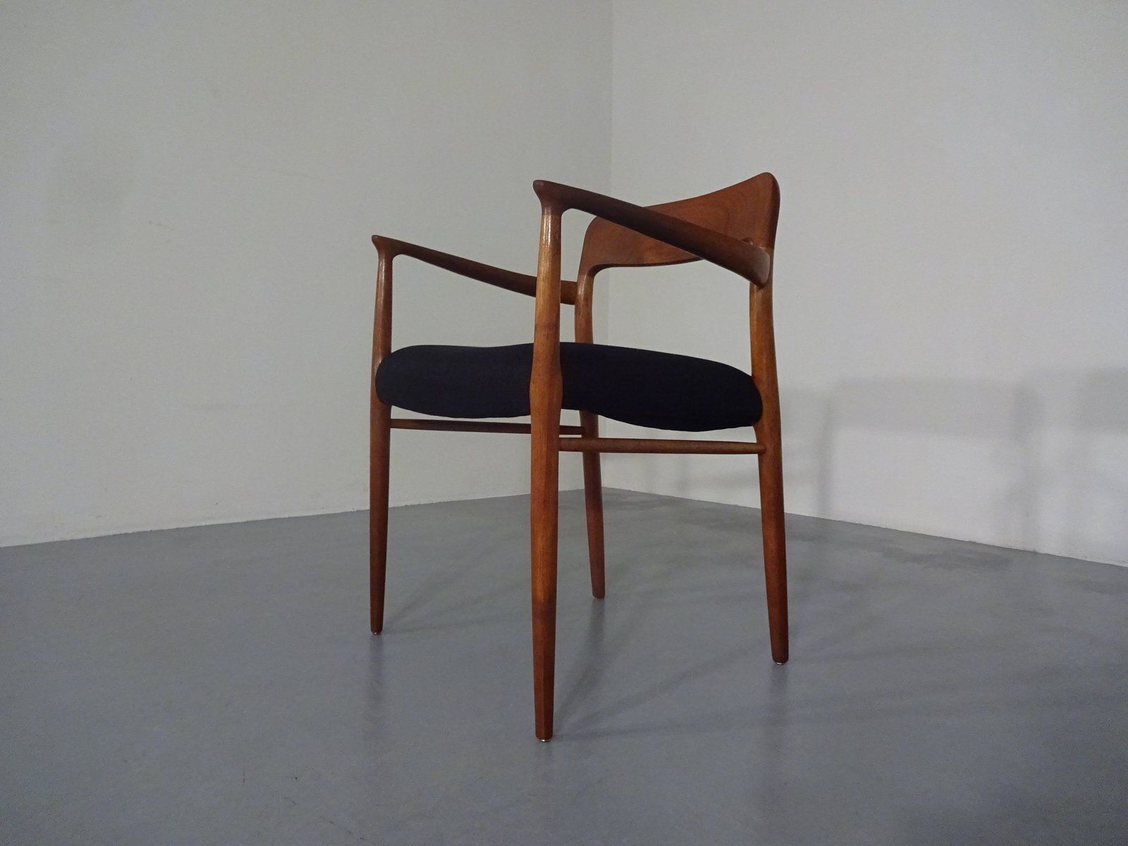 Model 56 Armchair In Teak By Niels Otto Møller For J.L. Møllers, Denmark, 1960s photo for sale