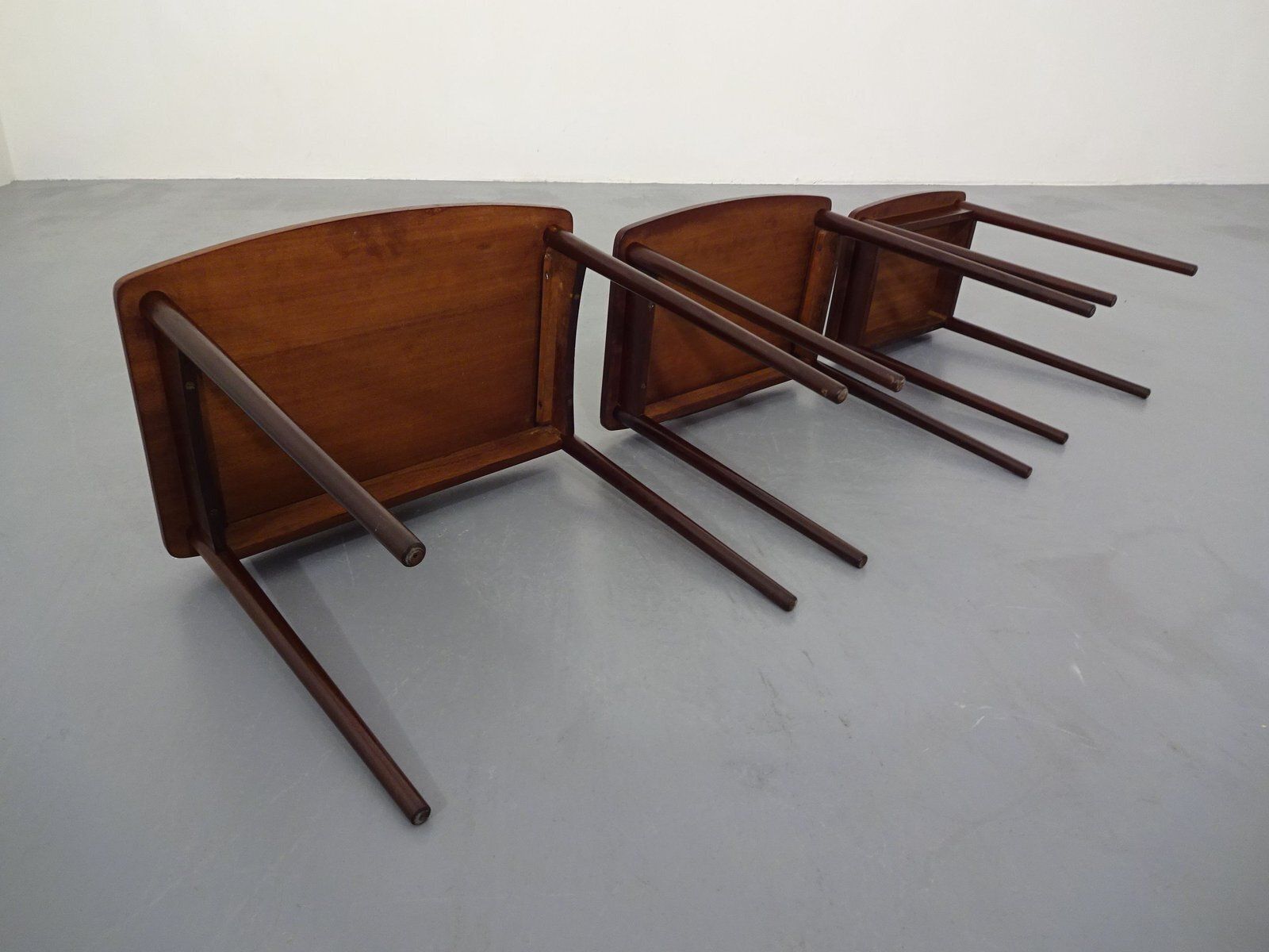 Furniture Danish Rosewood Nesting Tables, 1960s, Set Of 3 photo