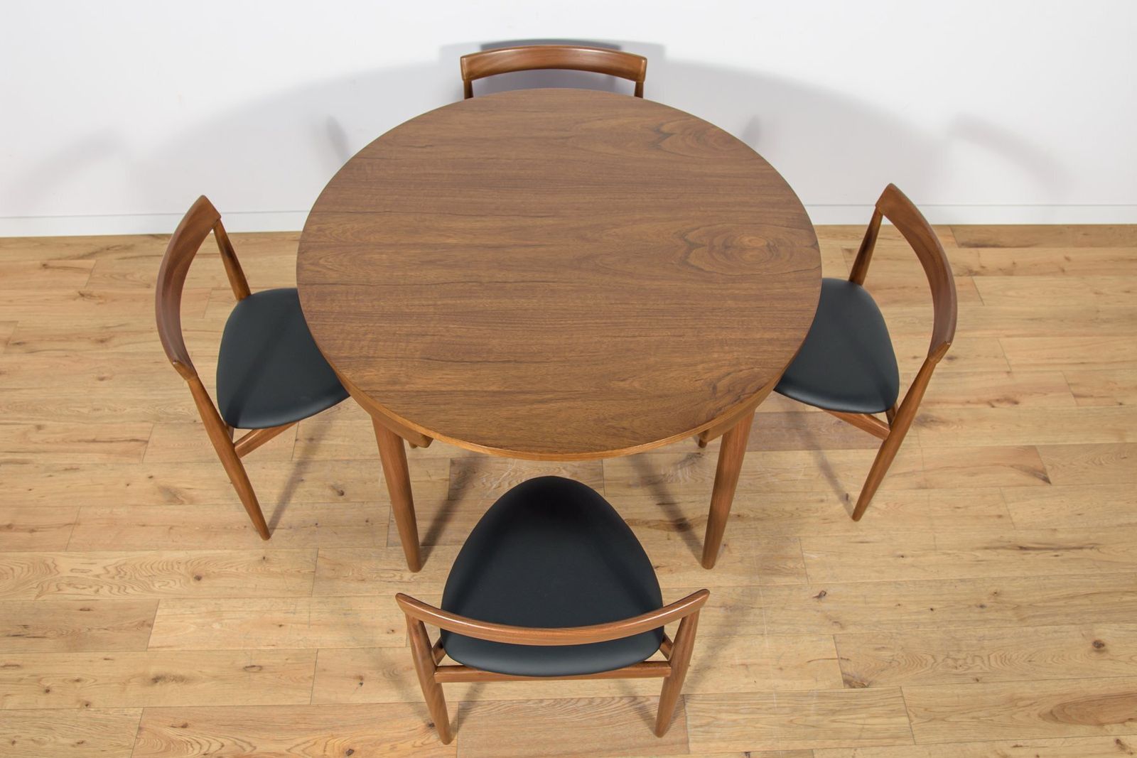 Mid Century Teak Dining Table And Chairs Set By Hans Olsen For Frem Røjle, Denmark, 1950s, Set Of 5 photo 5759.0
