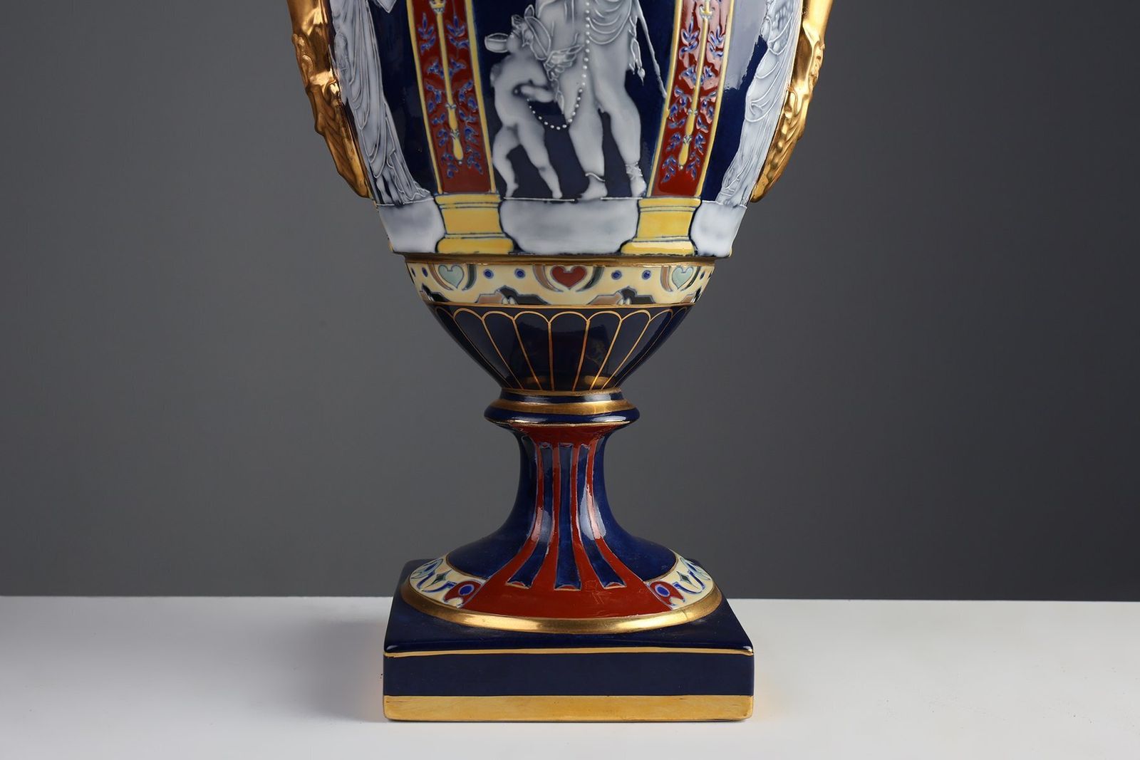 photo furniture Empire Porcelain Vases From August & Conrad Bauscher, Germany, 1900s, Set Of 2