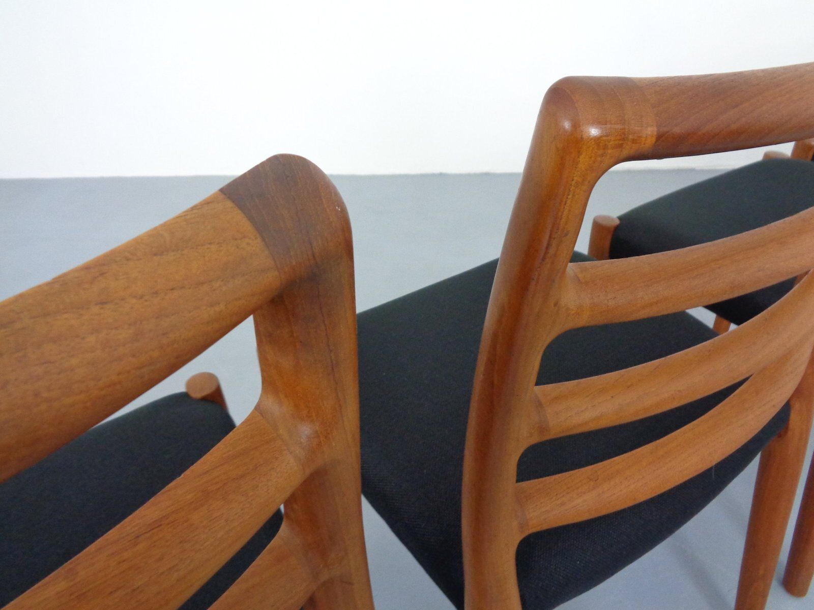 photo furniture Model 85 Teak Dining Chairs By Niels Otto Møller For J. L. Møllers, 1960s, Set Of 6