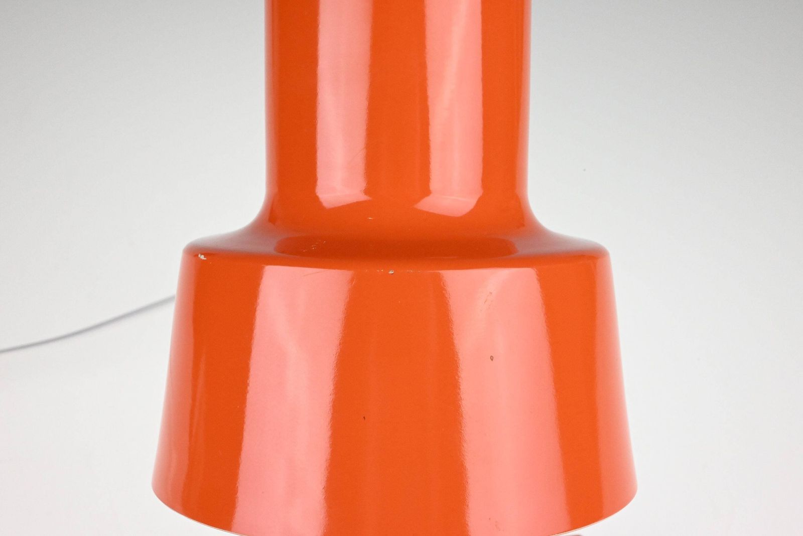 Mid Century Lamp, Table Lamp, Orange Lamp, Mid Century Lighting, Desk Lamp, Josef Hurka Lamp, Vintage Lamp, Table Light, Lighting photo vintage