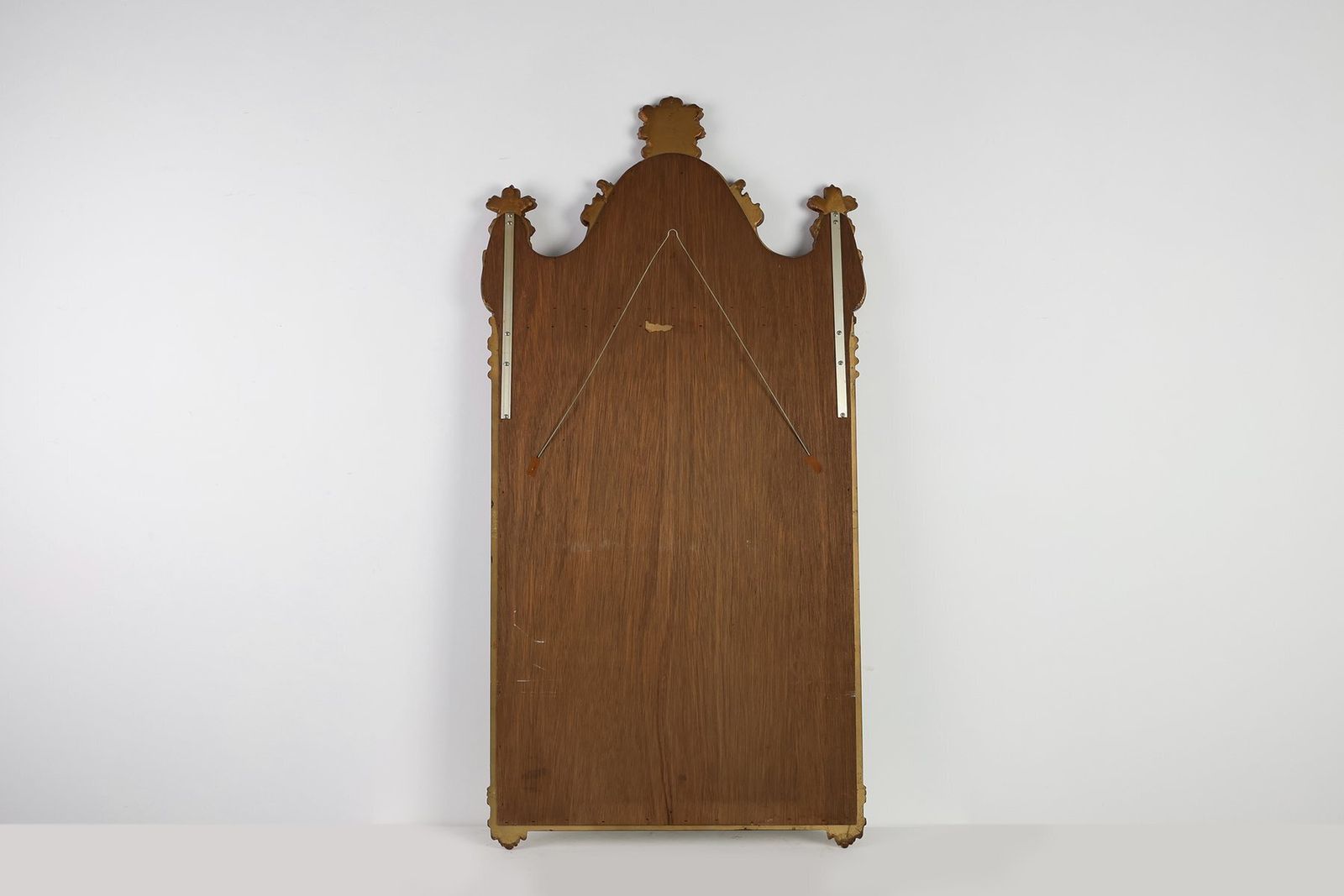 photo for sale 20th Century Belgian Rococo Venetian Mirror In Gilded Wood, 1980s