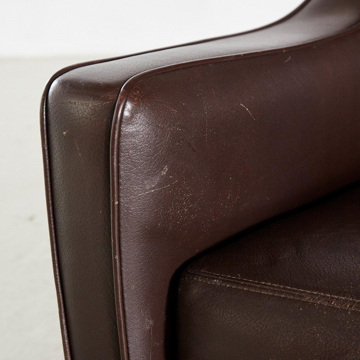 Set Of 965h Leather Reading Armchair With Ottoman By Fredrik Kayser photo 1929.0