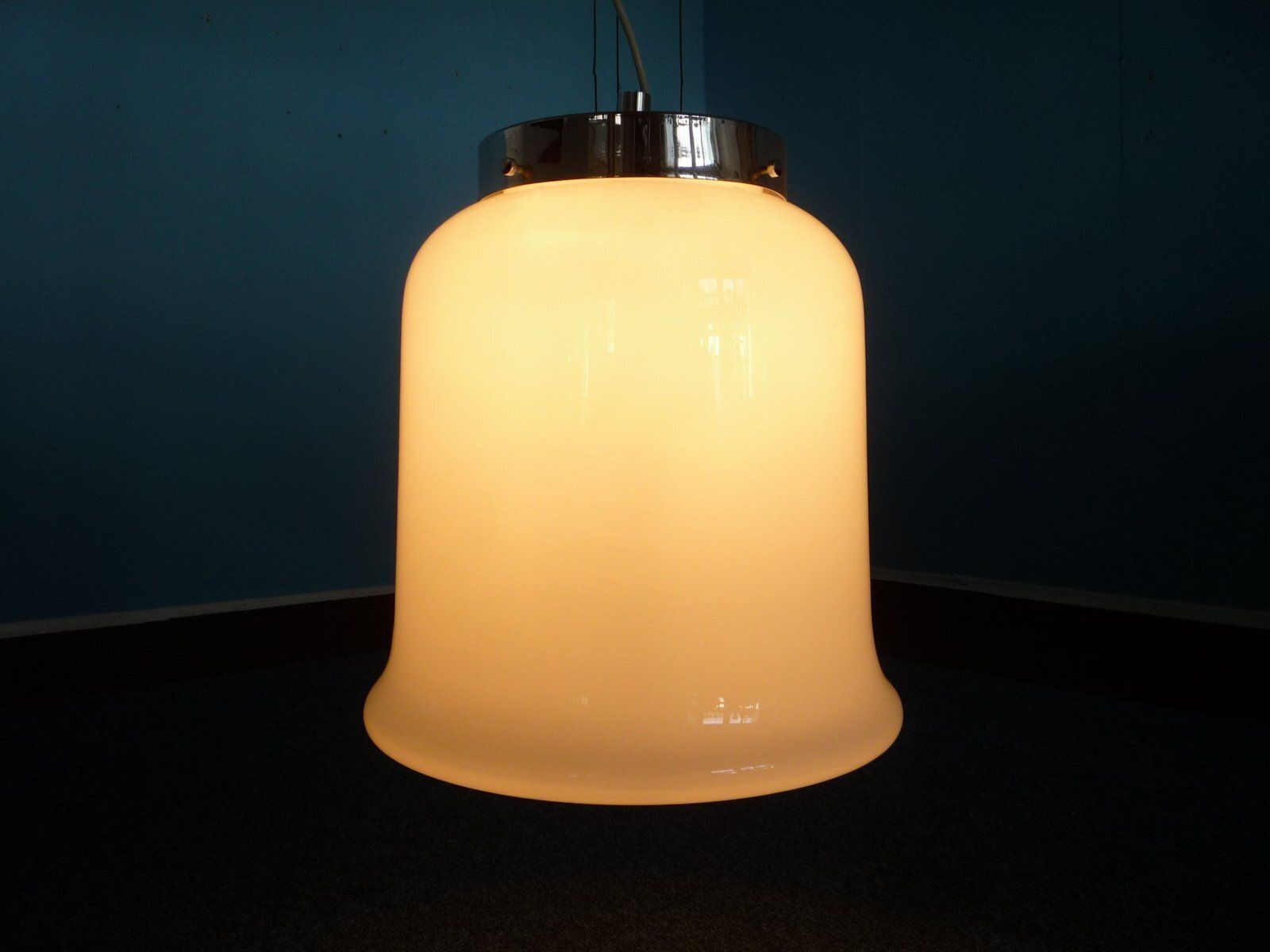 Modern Italian Murano Glass Pendant Lamp From Mazzega, 1960s photo furniture