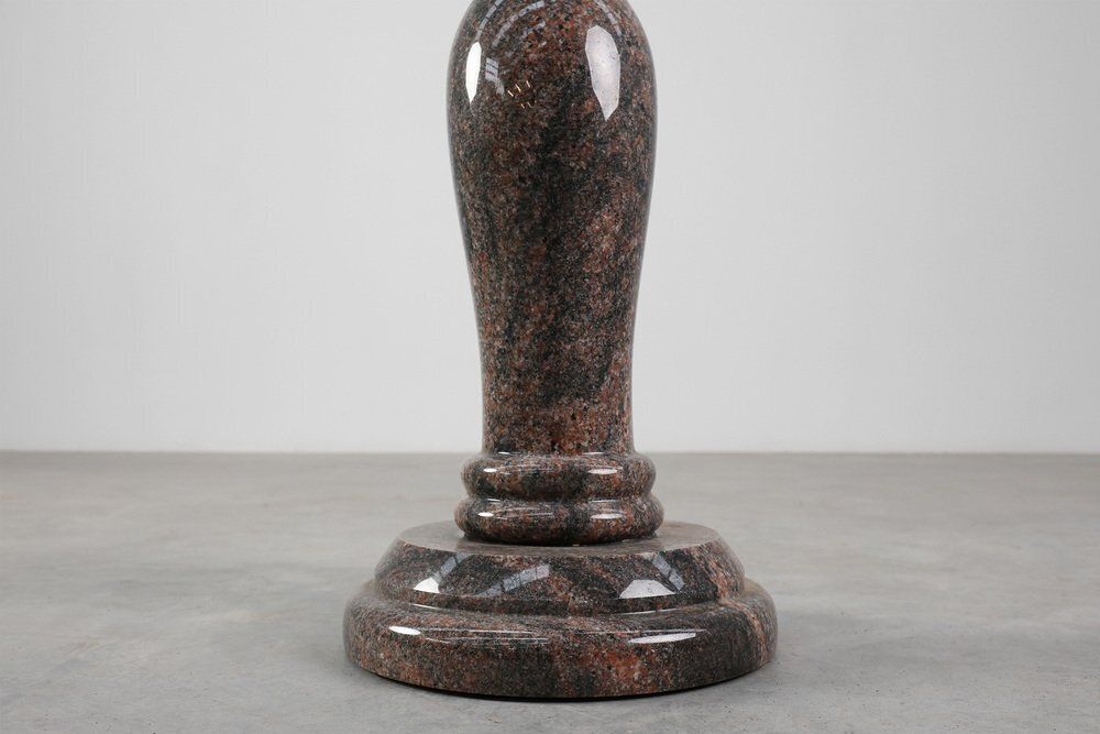 Large Mid Century Modern Italian Granite Pedestal, 1960s photo vintage