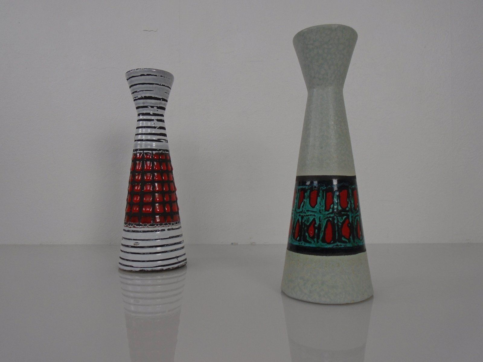 Ceramic Vases By Heinz Siery For Scheurich, 1950s, Set Of 2 photo furniture