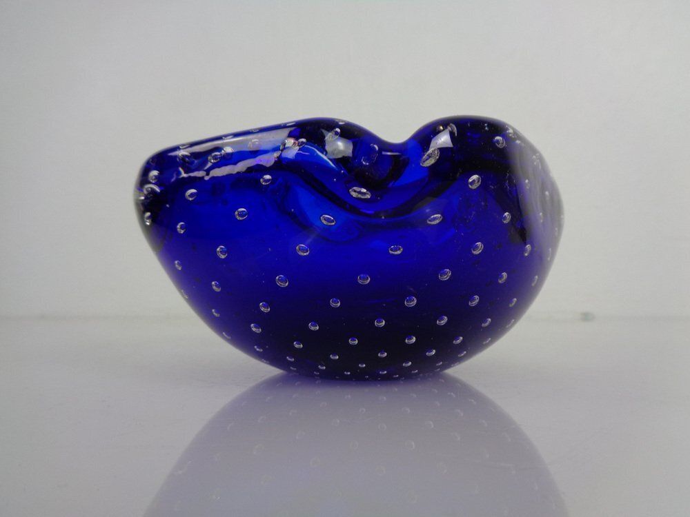 Blue Sommerso Murano Glass Ashtray, Italy, 1960s photo buy