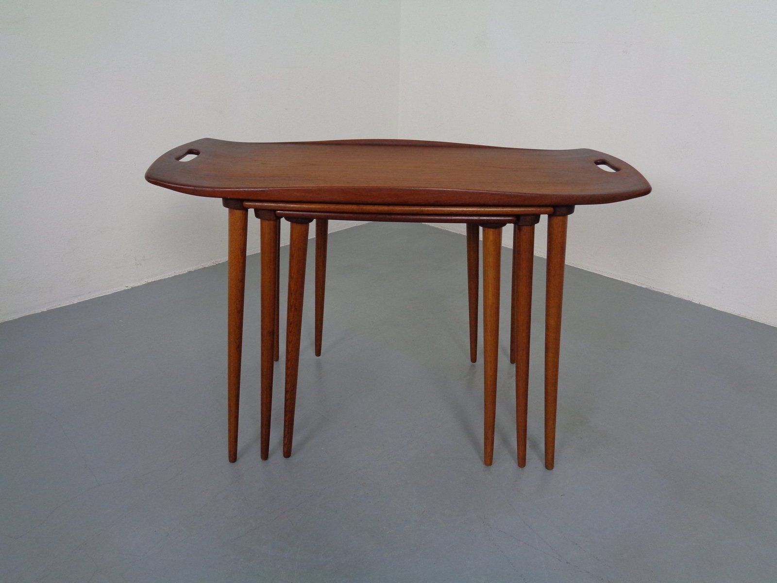 Danish Teak Nesting Tables By Jens Quistgaard For Nissen, 1960s, Set Of 3 photo 1084.0