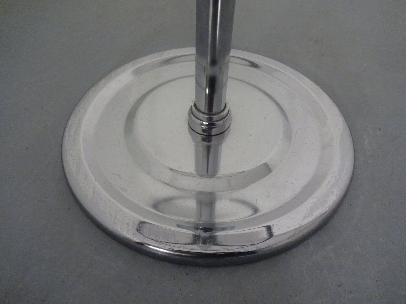 Furniture French Chrome Plated Steel Tubular Coat Rack, 1940s photo