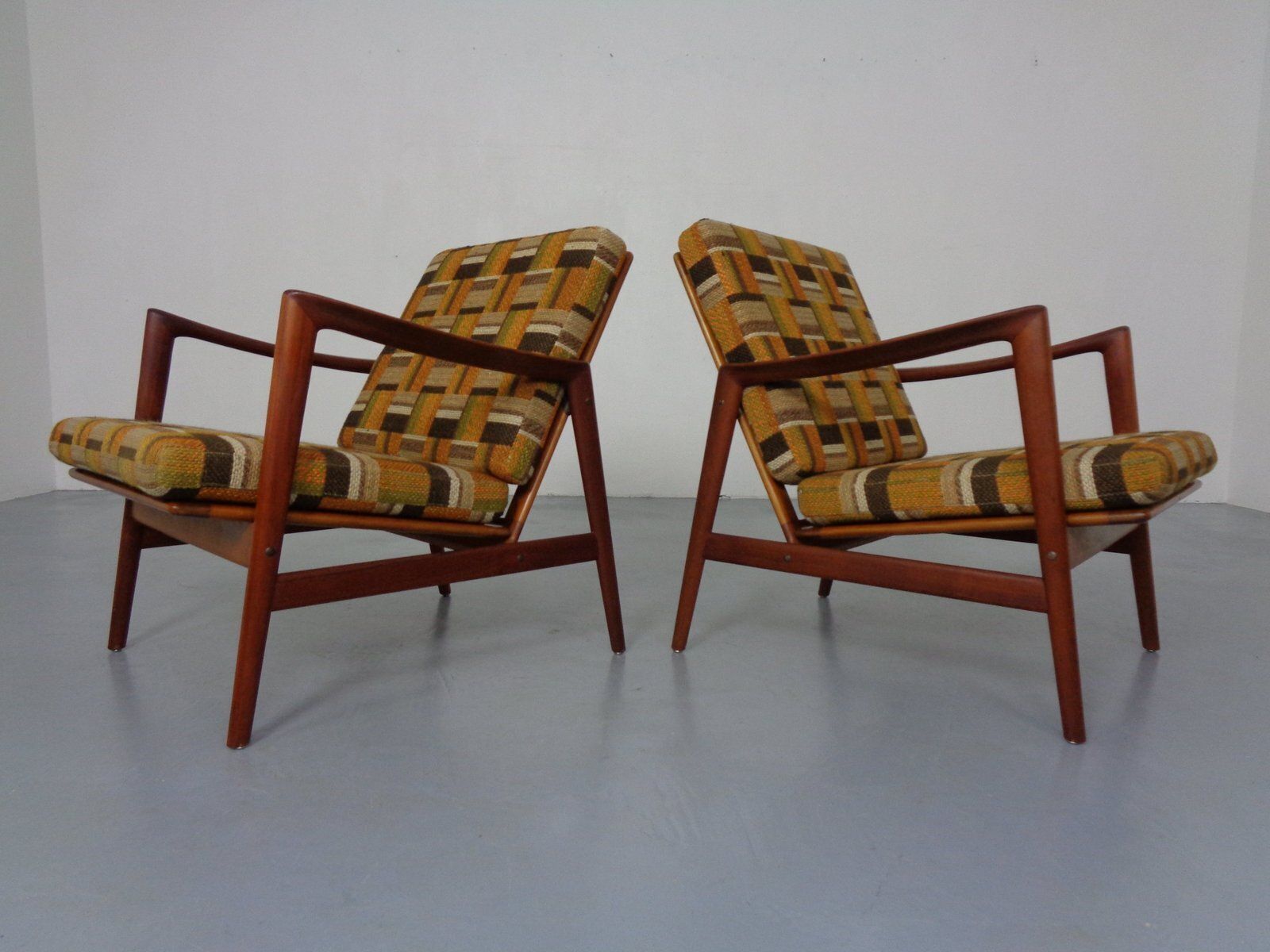 Danish Lounge Chair In Organic Teak By Hans Olsen, 1960s
