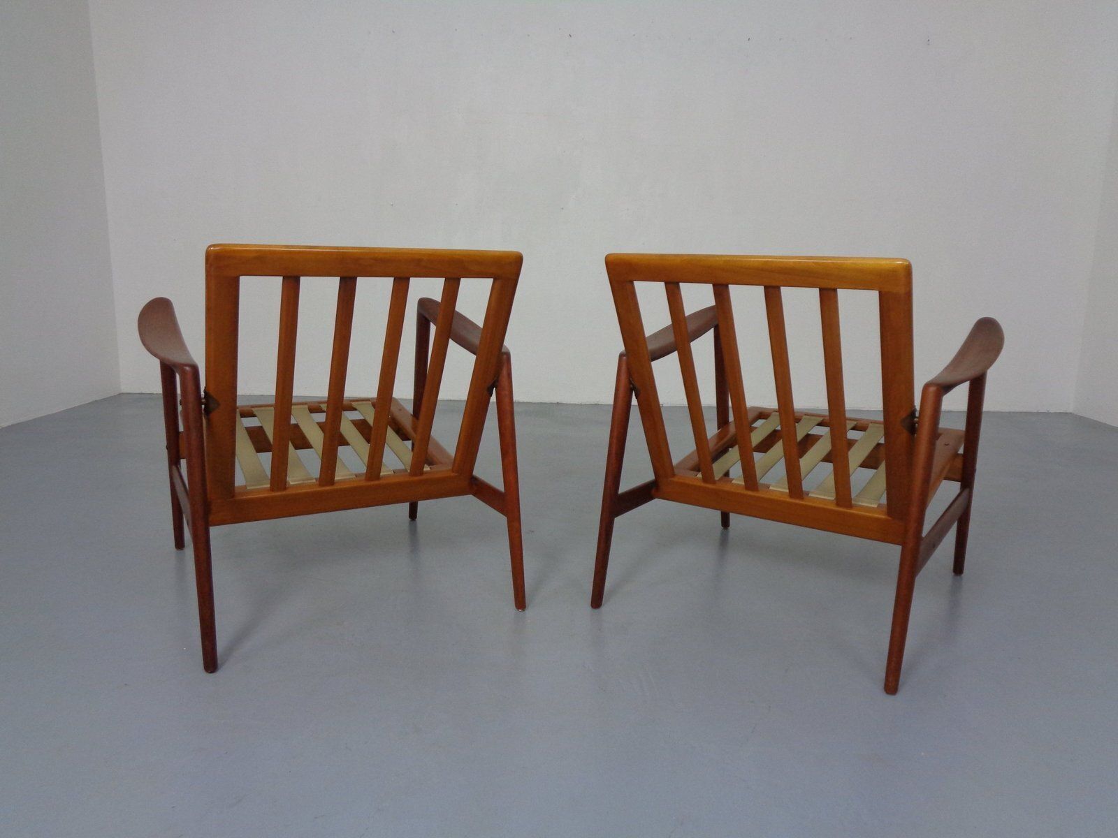 Furniture Danish Lounge Chair In Organic Teak By Hans Olsen, 1960s photo
