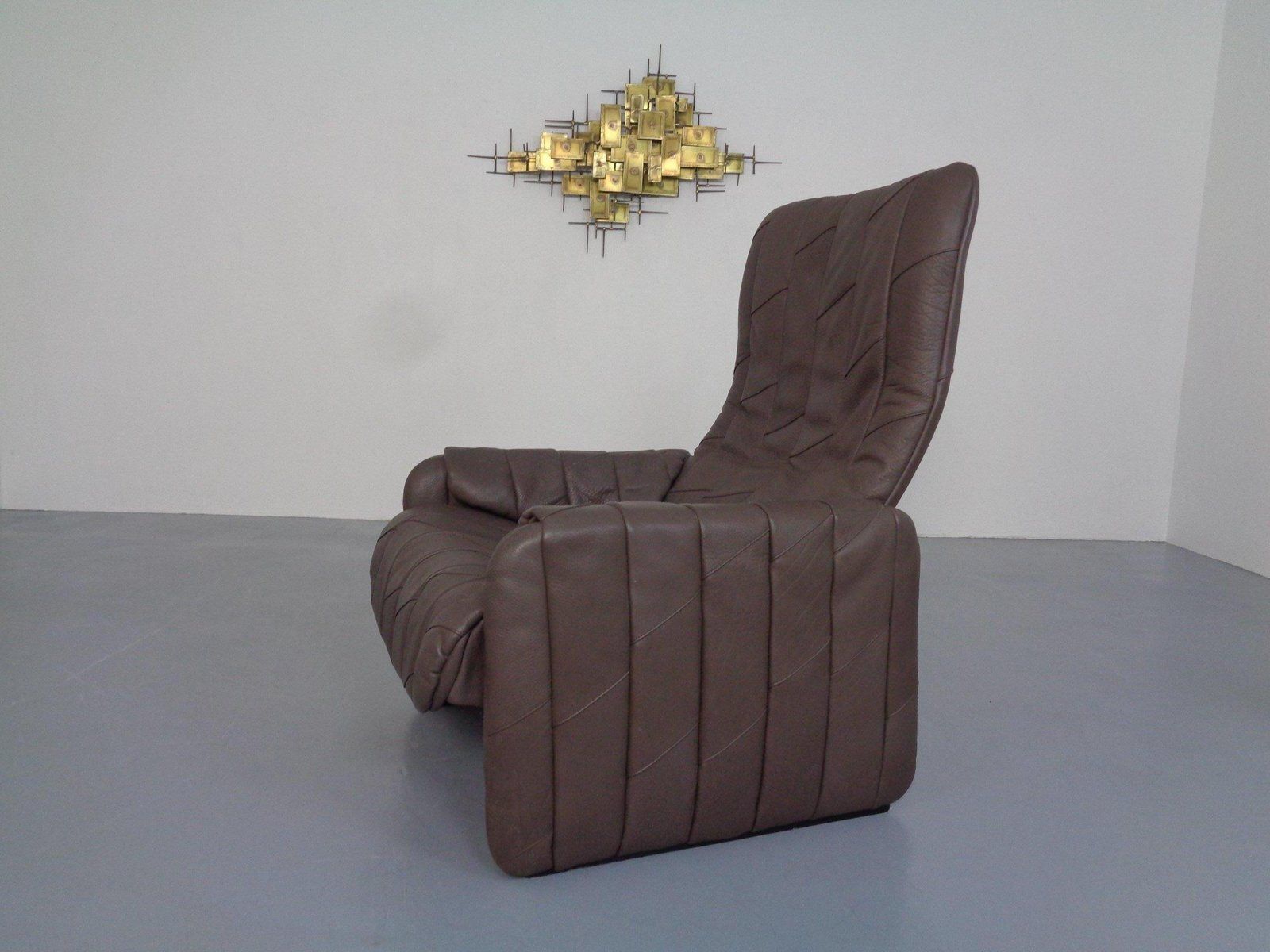 photo furniture Ds 50 Buffalo Leather Easy Chair From De Sede, Switzerland, 1970s