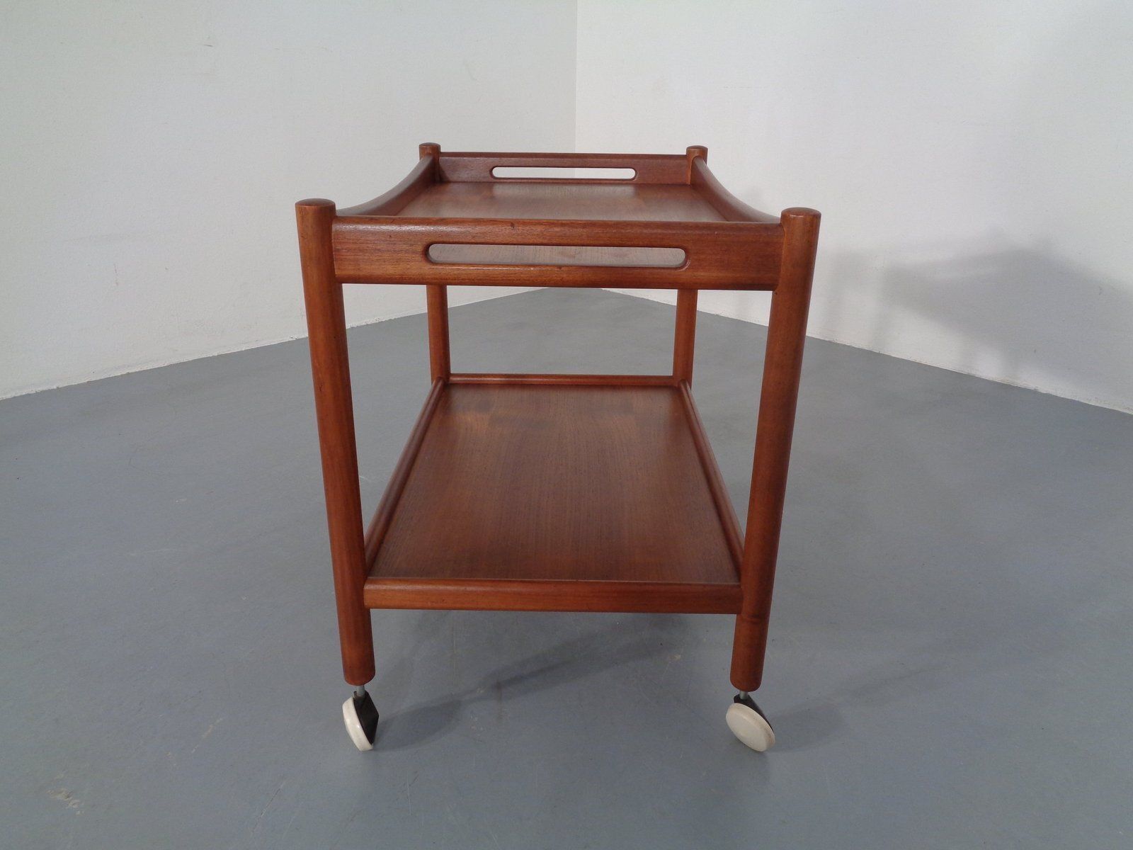 Teak Tea Cart By Hans J. Wegner For Andreas Tuck, Denmark, 1950s photo buy