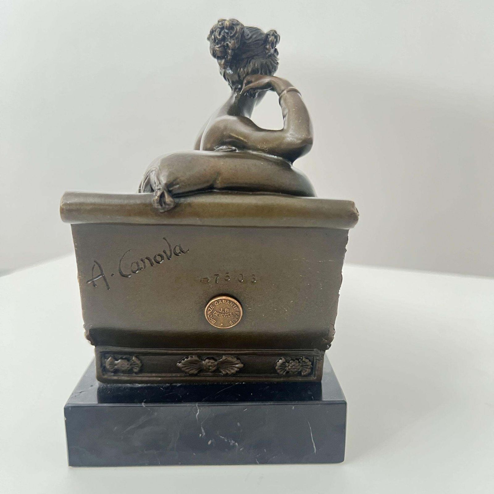Bronze Sculpture After A. Canova, P. Bonaparte As Venus Victrix, Paris, 20th. C. photo for sale