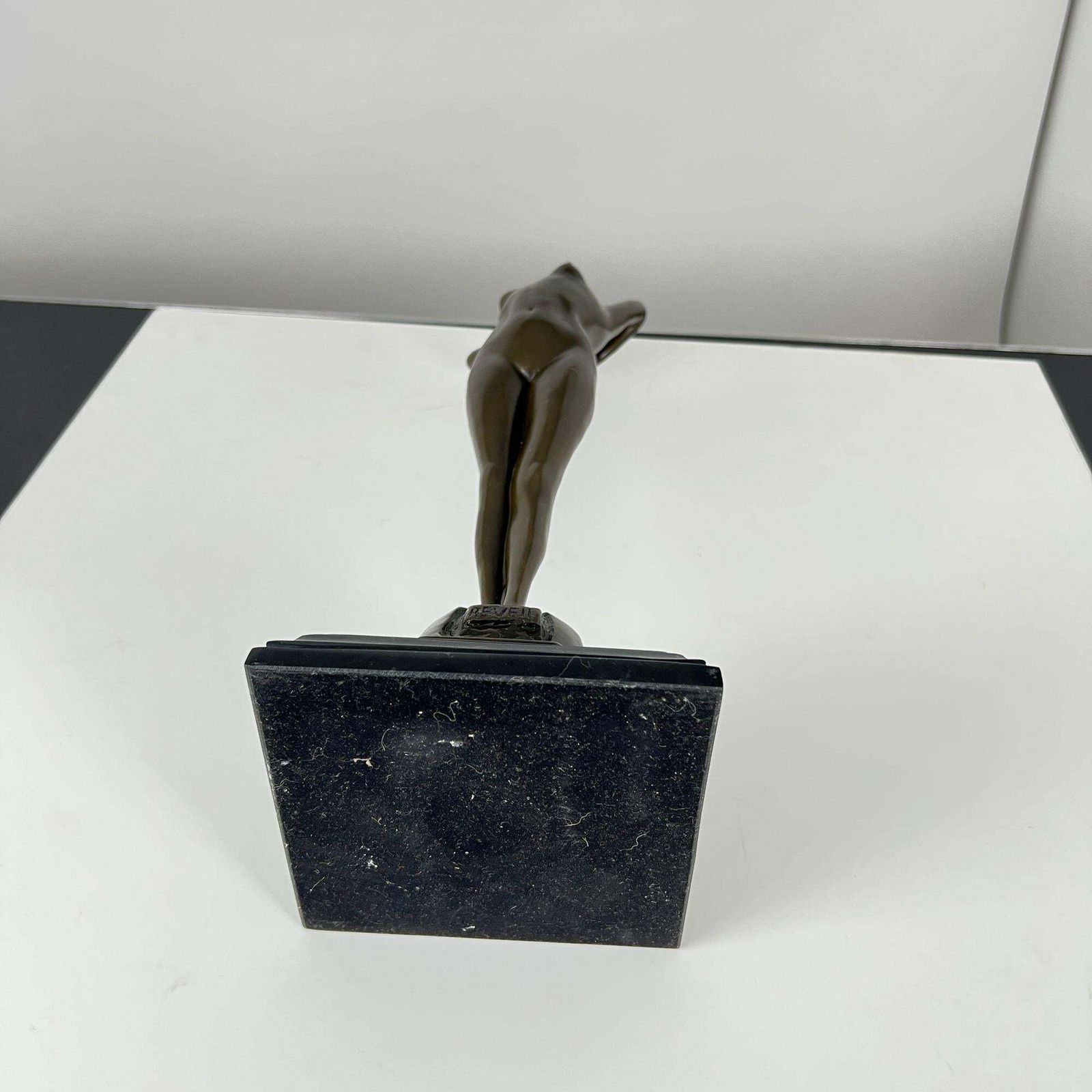 Art Deco Bronze Sculpture Of A Naked Woman, Signed ‘Philips’, Paris, 20th C. photo vinterior