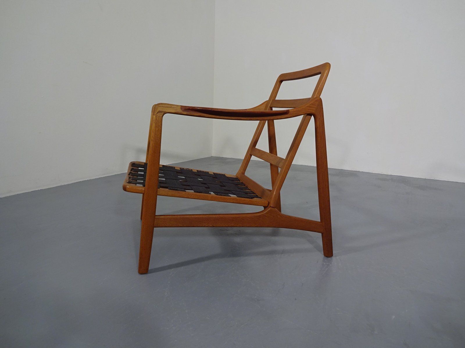 Furniture Teak & Oak Model 117 Chair By Tove & Edvard Kindt Larsen For France & Daverkosen, Denmark, 1950s photo