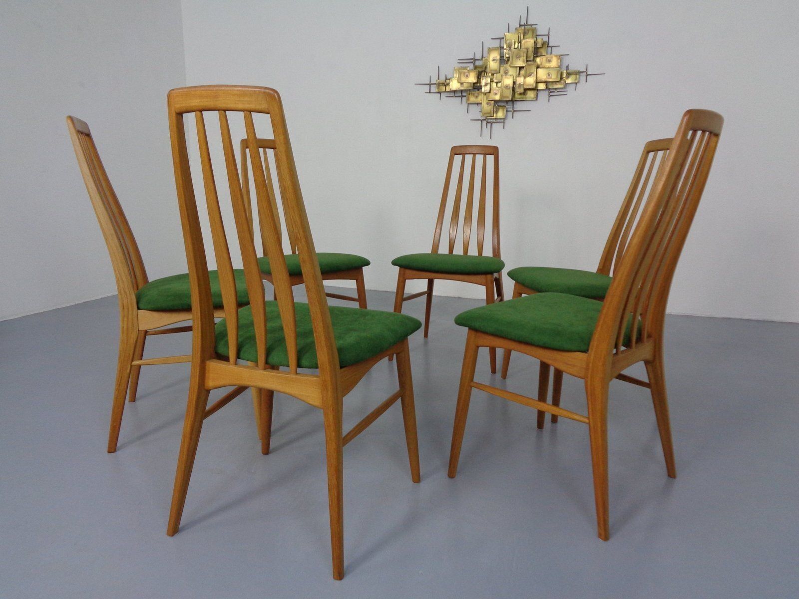 photo buy Eva Dining Chairs In Teak By Niels Koeefoed For Hornslet Møbelfabrik, Denmark, 1960s, Set Of 6